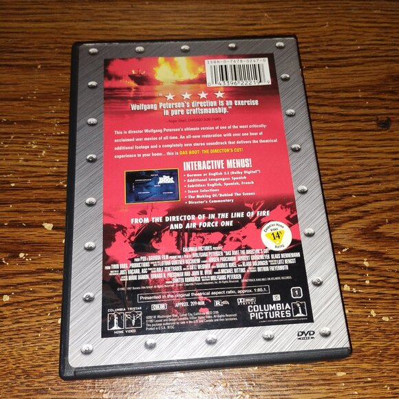 Das Boot the Director's Cut (DVD, 1997, Widescreen) - Picture 3 of 3